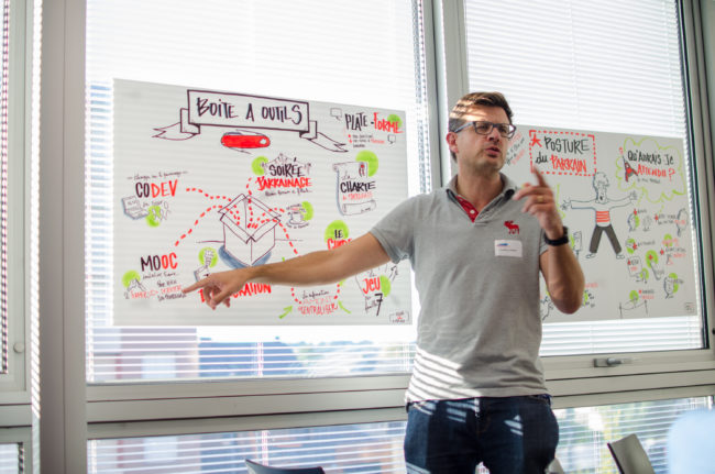 Animer un séminaire avec des supports visuels (photo)