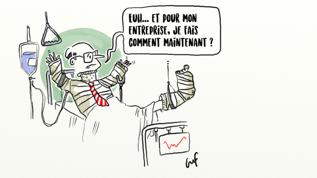 dessin illustratif réalisé par Guf